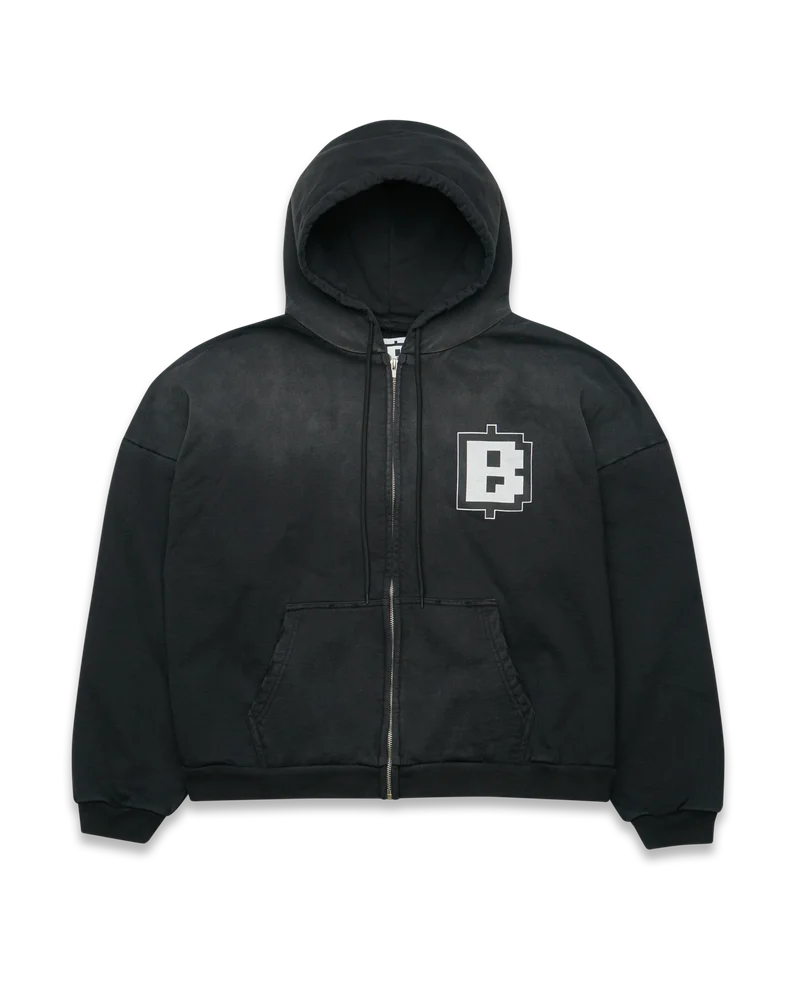 'BLUM' anon zip-hoodie
